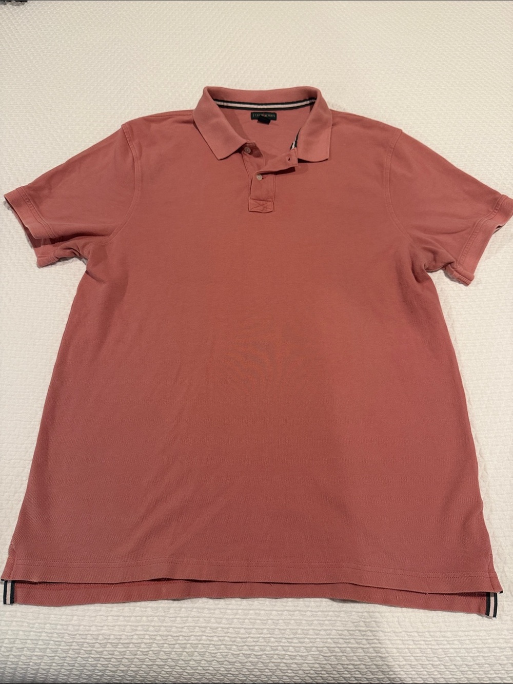 J. Crew Men's Polo in Dusty Rose